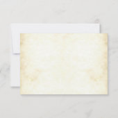 Bruiloft  shabby RSVP kaarten - PARIS FRANKRIJK (Achterkant)