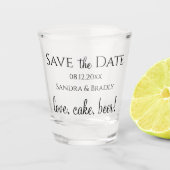 bruiloft shot glas (Voorkant)