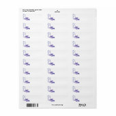 Bruiloft silhouet labels (Full Sheet)