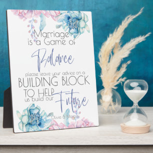 Bruiloft Sky Blue en Bubblegum Pink Peonies Fotoplaat