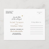 bruiloft / sla de datum op aankondigingskaart (Achterkant)