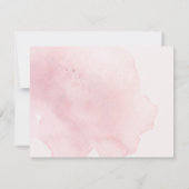 BRUILOFT | Sla de datum op Foto Blush Pink Save The Date (Achterkant)