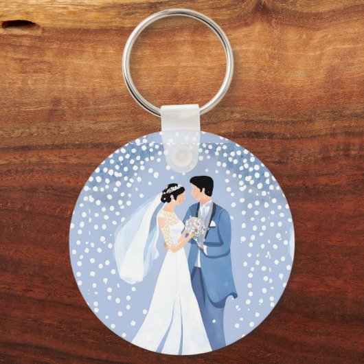 Bruiloft Sleutelhanger 2 (Voorkant)