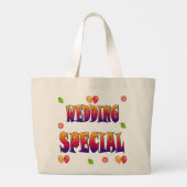 BRUILOFT SPECIAAL GROTE TOTE BAG (Achterkant)