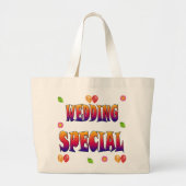 BRUILOFT SPECIAAL GROTE TOTE BAG (Voorkant)