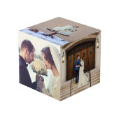 Bruiloft speciale momenten foto kubus Passen getro (Voorkant hoekig)