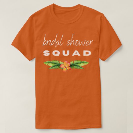 Bruiloft SQUAD Funny Huwelijk Weekend Bruid T-shirt (Design voorkant)
