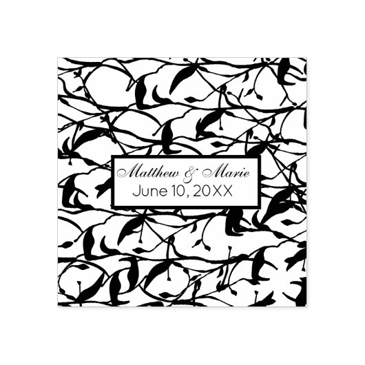  bruiloft Stamp Rubberstempel (Afrduk)