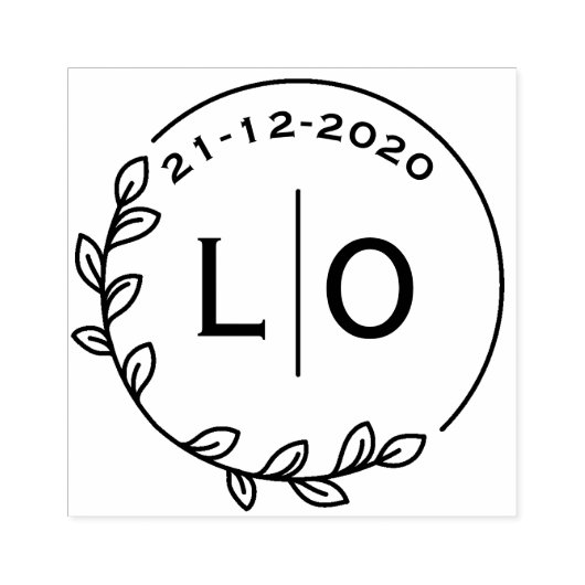 Bruiloft Stamp - Stempel voor bruiloft enveloppen (Afrduk)