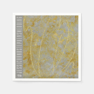 Bruiloft Standaard Servet Zilveren Voering