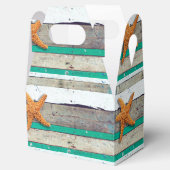 Bruiloft Stervis Strand Rustiek Bedankdoosjes (Geopend)