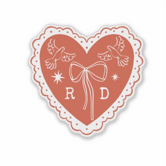 bruiloft sticker (Voorkant)