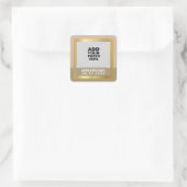 Bruiloft sticker / foto met paren namen (Tas)