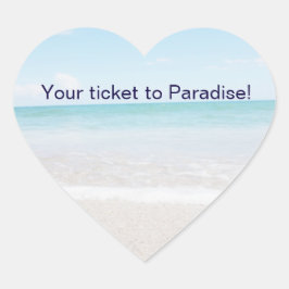 Bruiloft Stickers aan Seal Envelope - Ocean