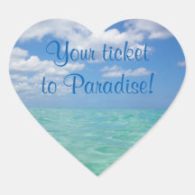 Bruiloft Stickers aan Seal Envelope - Ocean III