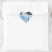 Bruiloft Stickers aan Seal Envelope - Palm Tree I (Tas)