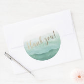 Bruiloft Stickers Dank u (Envelop)