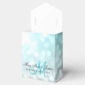 Bruiloft Strand Ombre Glitter Lichten Bedankdoosjes (Geopend)