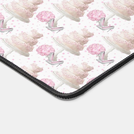 Bruiloft Taart Desk Mat (Hoek)