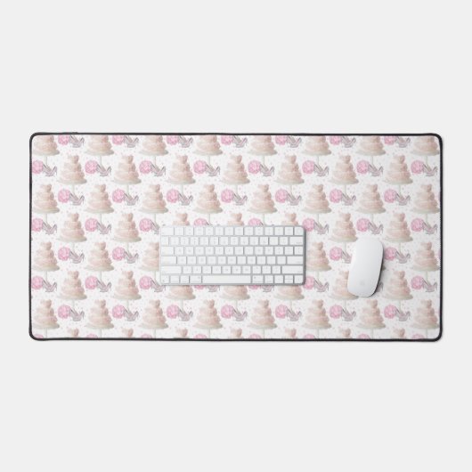Bruiloft Taart Desk Mat (Keyboard & Muis)