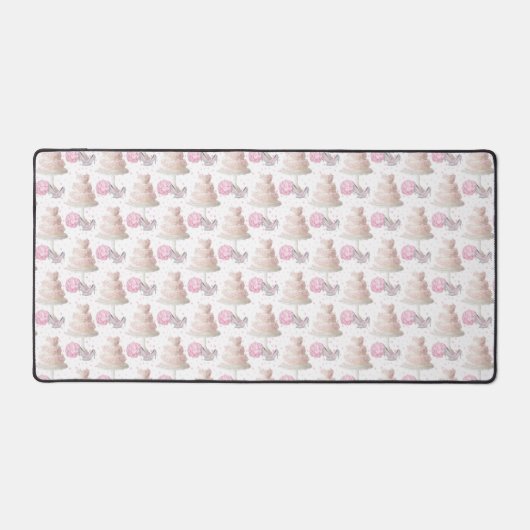 Bruiloft Taart Desk Mat (Voorkant)