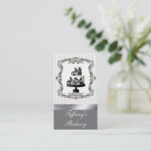 Bruiloft Taart Gebak Chef Bakkerij Visitekaartje (Staand voorkant)