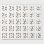 Bruiloft taart patroon cadeaupapier (Vlak)