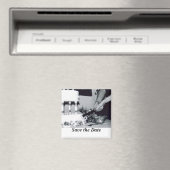 Bruiloft taart snijden magneet (Insitu (Vaatwasser))