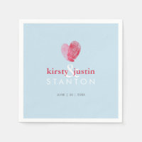 BRUILOFT TAFEL DECOR leuke vingerafdruk hart liefd