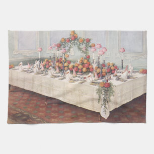 Bruiloft Tafel Eettafel in Vintage Stijl Theedoek