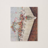 Bruiloft Tafel met Vintage Uitstraling Legpuzzel (Verticaal)