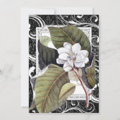 Bruiloft Tafel Nummers Southern Belle Magnolia Kaart (Achterkant)