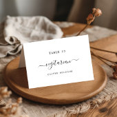 Bruiloft Tafel Plaats Kaarten Gast Naam & Maaltijd