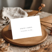 Bruiloft Tafel Plaats Kaarten Gast Naam & Maaltijd