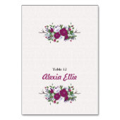 Bruiloft Tafel Zitplaats Kaart (Voorkant)