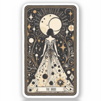 Bruiloft Tarot Bruid Sticker