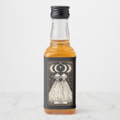 Bruiloft Tarot bruiden Likeurfles Etiket (Voorkant)