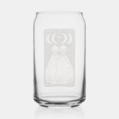 Bruiloft Tarot Grooms Blikvorm Glas (Achterkant)