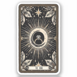 Bruiloft Tarot Verloving Ring Sticker