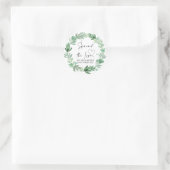 Bruiloft tas Favor Verspreid de Liefde Succulenten Ronde Sticker (Tas)