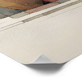 Bruiloft te Kana Print Minimalistische Christelijk (Hoek)