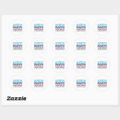 Bruiloft Team Bruid Bruidegom 2  Ronde Sticker (Vel)