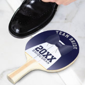 Bruiloft Team Bruid Bruidsman Ping Pong Paddle Tafeltennisbatje