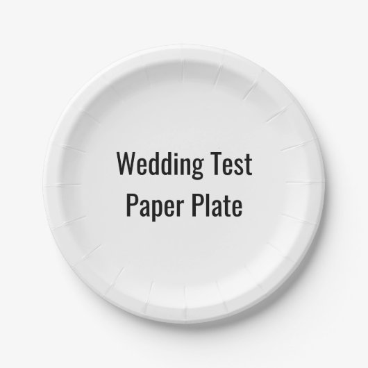 Bruiloft test papier bord (Voorkant)