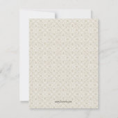 Bruiloft Thank You Card NEDERLANDS Bedankkaart (Achterkant)