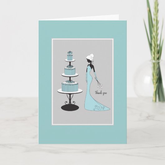 Bruiloft Thank You Kaarten (Voorkant)