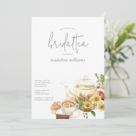 Bruiloft Thee Boho Bruiloft Uitnodiging (Staand voorkant)