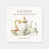 Bruiloft Thee Feest Servetten (Voorkant)