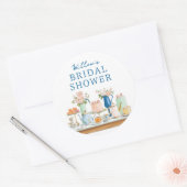 Bruiloft Thee Feest Stickers (Envelop)