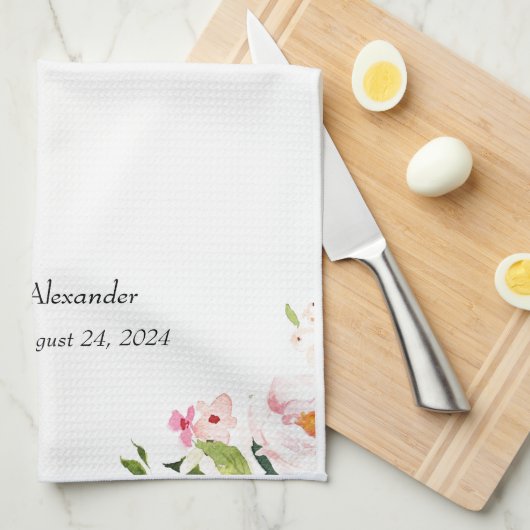 bruiloft theedoek (Quarter Fold)